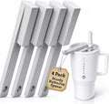 4 Pack - Easy Grip Bottle Cap Opener – Ergonomic Lid Turner for Stanley, Hydrojug, & Owala Tumblers – Easy Grip Assisted Bottle Opener for Weak Hands – 20oz, 32oz, 40oz - Grey