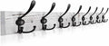 Coat Rack Wall Mount 31.5'' Coat Hanger Wall Mount Old White Coat Hooks for Wall Rustic Towel Racks for Bathroom Living Room Coat Hats Clothes