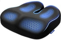 ZIKEE Ergonomic Seat Cushion with Thigh Slope for Long Sitting, Memory Foam Office Chair Cushion for Car, Home, U-Shaped Design Relieves Hip, Tailbone Pain, Non-Slip Sciatica Pain Relief Pillow