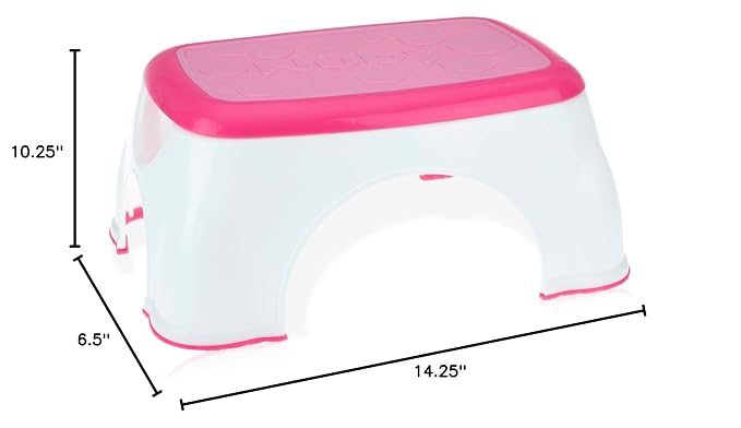 Nuby Step Up Stool, Pink
