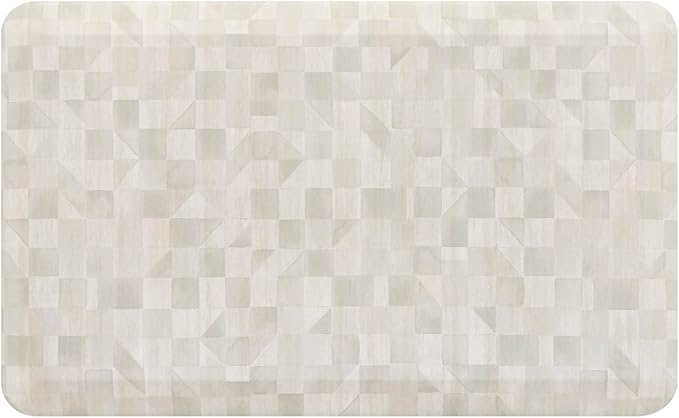 House of Noa Nama Standing Mat – Anti-Fatigue Kitchen Mats for Floor, Cushioned & Non-Slip Comfort Mat for Standing, Thick Foam Anti-Fatigue Mat for Kitchen & Workspaces, Georgia Clay 22" x 36"