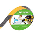 Yorwe Anti Slip Tape, High Traction,Strong Grip Abrasive, Not Easy Leaving Adhesive Residue, Indoor & Outdoor (1" Width x 190" Long, Black/Yellow)