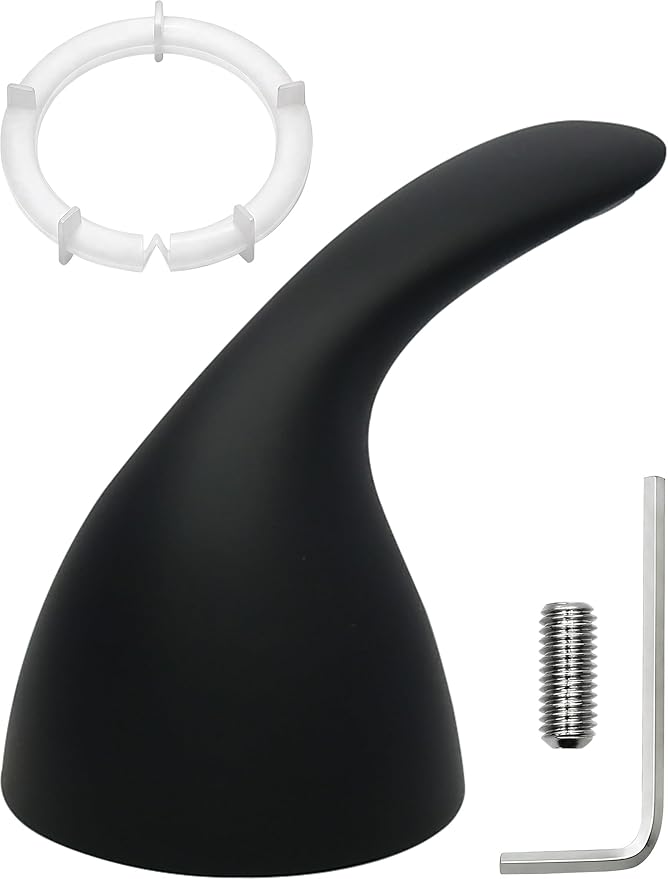 RP48717 Shower Handle Kit Replacement for Delta 13 14 1300 1400 Series, Shower Knob Replacement, Matte Black Lever