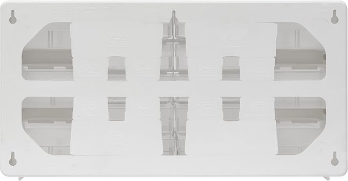 Akro-Mils 26-Drawer Plastic Drawer Storage Cabinet for Garage Organization, Bead Organizer, Building Bricks Storage, Teacher Toolbox, Makeup Organizer, 20" W x 6" D x 10" H, 10124 White