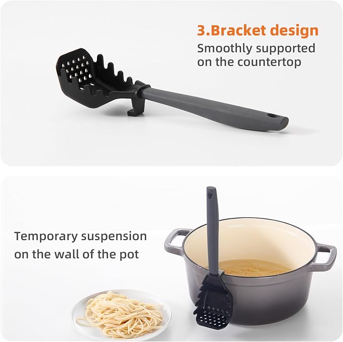 All-in-1 Multifunctional Kitchen Spoon | Egg Separator, Masher, Skimmer, Grinder & More | Heat-Resistant & Space-Saving Design