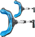 KEKOY Pro 44-inch Reacher Grabber Pickup Tool 2 Pack, Foldable Grabbers for Seniors Heavy Duty Pick Up Trash Stick with Anti-Slip 360° Rotating Jaw, 4" Wide Extended Weed Gripper Claw with Magnet