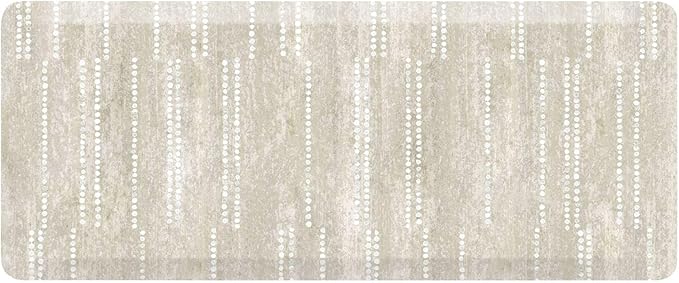 House of Noa Nama Standing Mat – Anti-Fatigue Kitchen Mats for Floor, Cushioned & Non-Slip Kitchen Comfort Mat for Standing, Thick Foam Anti-Fatigue Mat for Kitchen & Workspaces, Aspen Reed 22" x 54"