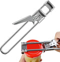 Bottle Opener & Jar Opener for Weak Hands, 7.87 Inch Adjustable Stainless Steel Can Opener, Multifunctional Jar Lid Opener Gripper for Seniors with Arthritis