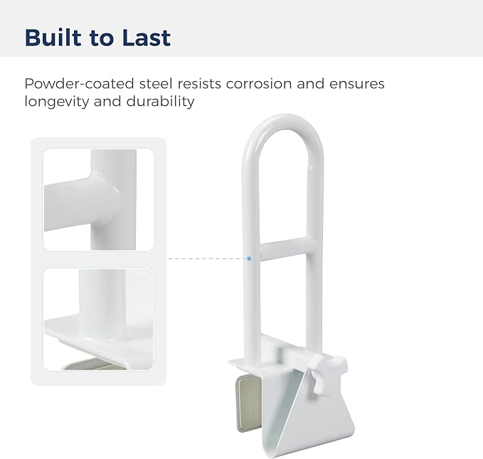 Drive Medical 12036 Handicap Grab Bar, White