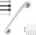 12 Inch Grab Bars for Wall Brush Nickel, Safety Shower Grab Bars for Seniors Elderly Handicapped, Handicap Grab Bars for Shower with Concealed Screws, Tesuchan