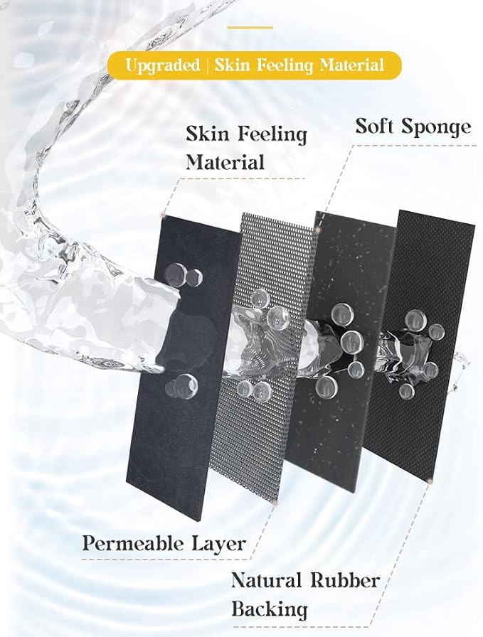 MontVoo -Bath Mat Rug-Rubber Backing Non Slip Quick Dry Absorbent Thin Bathroom Rugs Fit Under Door-Faux Suede Surface Bathroom Floor Mats-Shower Rug for in Front of Bathtub Shower Navy 24"X70"