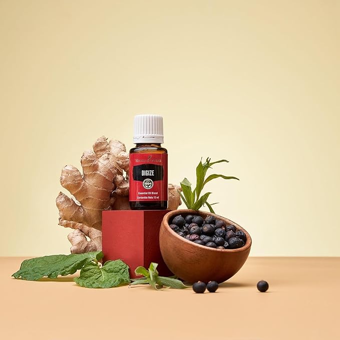 Young Living DiGize Essential Oil 15ml | Aromatherapy Blend with Peppermint & Ginger | Invigorating Diffuser Use & Relaxing Scent for Everyday Rituals