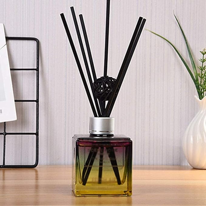 Pack of 100 Black Rattan Reed Sticks,Reed Diffuser Sticks Replacement Rattan Refill Sticks (Black)