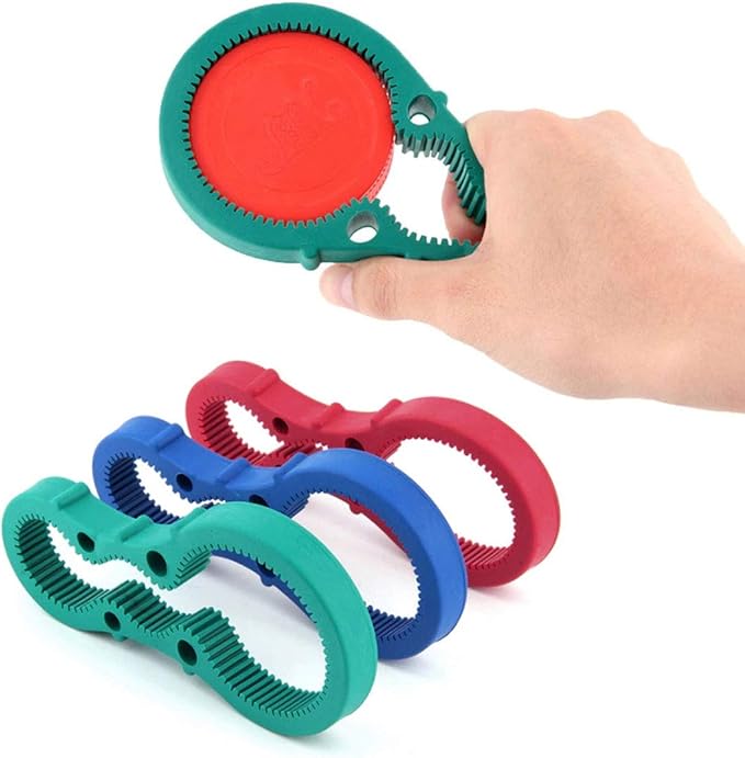 Parts Express 3in1 Container Bottle Jar Lid Can Opener Hand Easy Twist Kitchen Tool Silicon Jar Opener Screw Cap Jar Bottle Wrench Red, Green, Blue Random color (Multicolored)