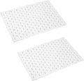 Bath Mat Bathroom Rugs Floor Wood Shower Bathtub Waterproof Non Slip Grey Accessories 16x24 Inch Easy to Clean, 3 pcs