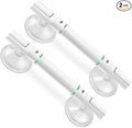 DOZAWA 2 Pack Suction Grab Bars No-Drill Handles for Elderly, Large Bathroom Safety Bars, Removable Balance Assist Bar for Those in Need