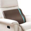 SofGlowly Lumbar Support Pillow for Recliner,Large Memory Foam Back Support Cushion for Sofa & Gaming Chair, Ergonomic Backrest Pillow Comfortable Couch Cushion with Machine Washable Cover,Coffee