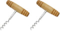 Chef Craft Select Corkscrew with Wooden Handle, 4 inch, Natural (Pack of 2)