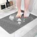 Hargiis Non-Slip Bathtub Mat, Anti Slip Shower Mat, Fast Drying Bathtub Mats, Foot Scrubber Mat, Anti Slip Mat for Tub, Floor, Bathroom, Kitchen, Home, Hotel (Grey 36"×24")