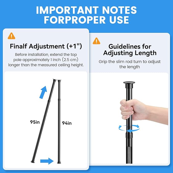 Corner Shower Caddy Tension Pole: 4-Tier Adjustable Rustproof Bathroom Organizer Shelves - No-Drill Bathtub Shampoo Rack Standing Shower Caddy for Renters, Apartment & Family Bathroom 31-124 inch
