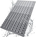BEMISO Shower Mat Non Slip Bathtub Mat with Suction Cups and Drain Holes 27.5 x15.7 Inch Bath Mat for Tub & Shower.Easy Dry,Easy to Cut,Eco-Friendly