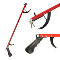 Sammons Preston Reacher, Red, 26 Inch, Grabber Reacher Tool, Lightweight Trash Picker Grabber & Garden Nabber, Handy Aluminum Picker Up Tool & Reaching Claw, Portable Reaching Assist & Dressing Tool
