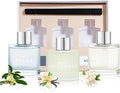 3 Pack Reed Diffuser Set, 5.07 oz Reed Diffusers with 12 Black Fiber Sticks, 150 ml Osmanthus Vanilla Jasmine Air Freshener for Home,Long Lasting up to 90 Days