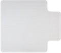 Staples Office Chair Mat, Clear Floor Mats with Lip, Low-Pile Carpets, Extended Under-Desk Coverage, 53 x 45 Inch, Smooth Glide