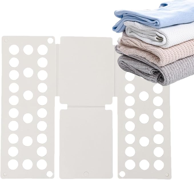 Clothes Folding Board, T-Shirt Folder, Fast Foldable Household Liner Sorter, Home Storage Tool, Laundry Sorter Helper Liner for Dorm Travel Hotel