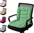 Office Chair Cushion，Desk Chair Cushion with High Back Support, Seat Cushion with Non-Slip Bottom for Home Dining Room Kitchen (Fruit Green)