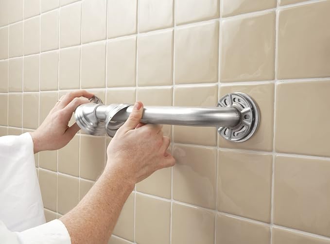 Moen Chrome Securemount Anchor for Grab Bar | Bathroom Shower | Pack of 2 | SMA1005CH