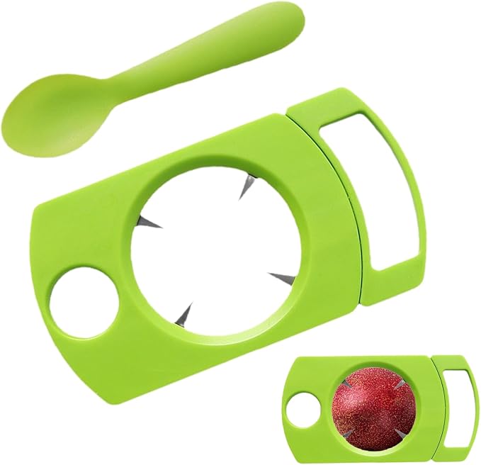 Passion Fruit Opener - Stainless Steel Ergonomic Kitchen Gadget - Mangosteen Cutter - for Home Restaurant Party Gathering Picnic