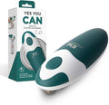 Kitchen Mama Auto 2.0 Electric Can Opener: Blade Opens Almost Any Can Pop or Soda Can - Automatic, Hands Free, Safe, Smooth Edge, Lid Remover, Battery Operated, Cordless, YES YOU CAN (Emerald Mist)