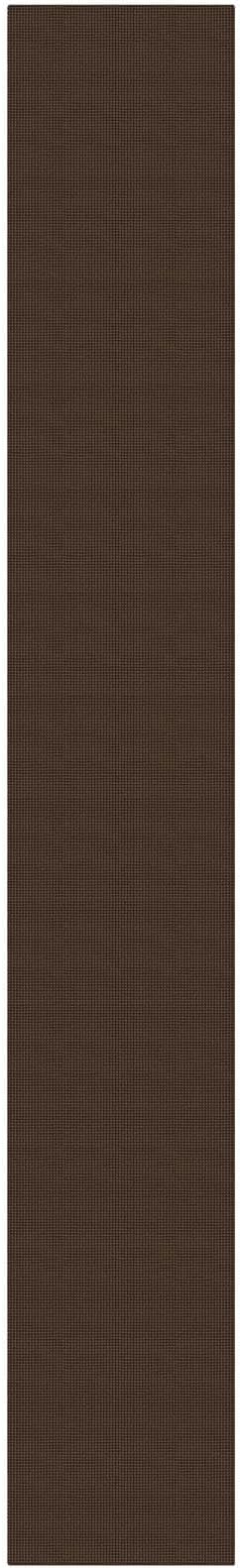 KOZYFLY 3x18 Runners Rugs for Hallway, Extra Long Washable Runner Rug, Non Slip Rubber Backed Kitchen Runner, Cotton Entryway Rug, Floor Carpet for Entry, Aisle, Hall, Brown/Dark Brown