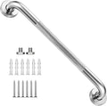 20 Inch Shower Grab Bar 1.25" Dia,Brushed Nickel Anti Slip Bathroom Grab Bar, 304 Stainless Steel Knurled Handicap Grab Bars, Safety Support Handrail, Bath Shower Handle for Elderly Injury Senior