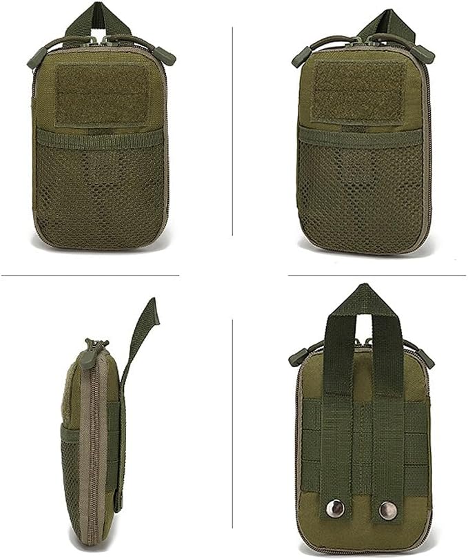 Tactical Molle Pouch – Compact EDC Utility Gear Pouch, Water-Resistant & Abrasion-Resistant 800D Nylon Belt Bag, Military Carry Accessory for Phone, Tools, and Essentials