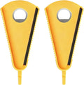 2Pcs Multi-Purpose Jar Opener, Non-Slip Bottle Opener for Weak Hands Seniors, 5-in-1 Can Opener for Pull-Tab Cans, Beer Bottles, Twist Off Caps & Jars