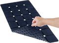 Silicone Bathtub Mat 15" x 28" – Non-Slip Foldable Tub Mat with Strong Suction Cups & Large Drain Holes, Durable & Eco-Friendly, for Smooth Surfaces, Ideal for Seniors, Adults, Navy