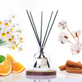 PRISTINE Ivory Coast Cotton/Inspired by Hyatt Hotel Scent Reed Diffuser for Home | Fresh Clean Sheet/Light Chamomile Reed Diffusers, Oil & Room Diffusers with Reed | Home Fragrance Scent Diffuser
