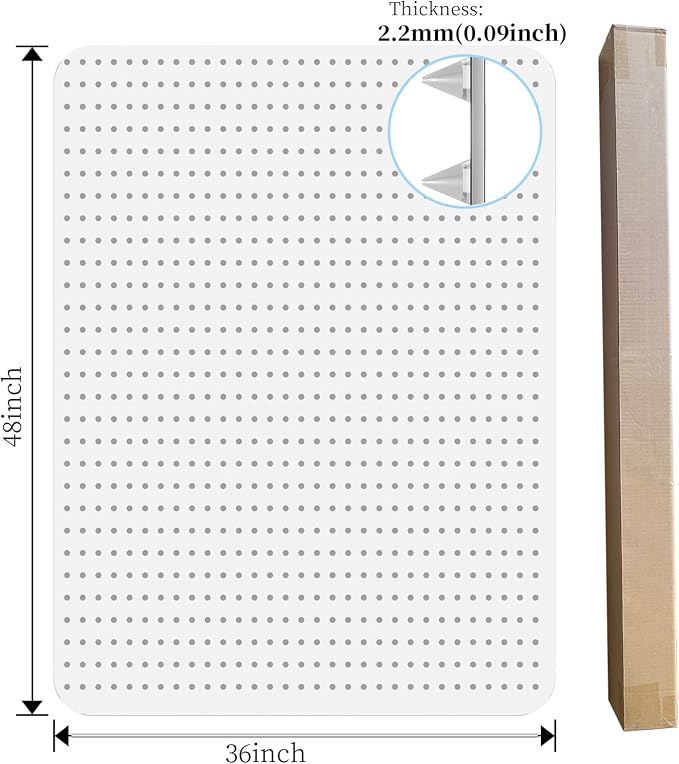Tonaus Office Chair Mat for Carpet, 48"×36" Carpet Chair Mat for Low Pile Carpets, 2.2mm Transparent