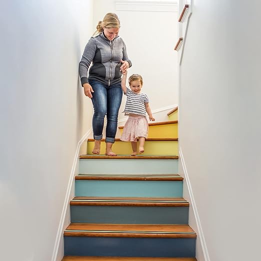 COSIMIXO 2" x 16.5FT Anti Slip Tape with Glow in The Dark Stripe,Premium Grip Tape Non Slip Stair Treads Tape,Non Skid Tape, High Traction Adhesive for Stairs Step Black/Green