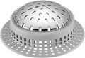 Aluvor Bathtub Drain Hair Catcher Shower Drain Cover Sink Drain Protector for Pop-Up & Regular Drains, Grey