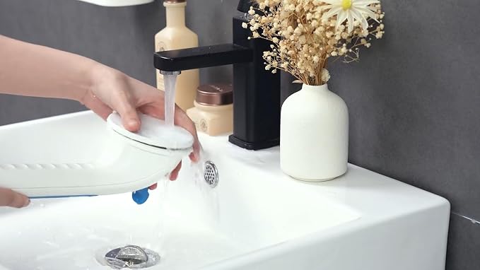 ANZZI Triple Suction Grab Bar for Bathtub and Shower with 180 Degree Swiveling Action, Shower Handle with Suction for Elderly and Kids, Portable Lifeline Grip Safegrip Bath Handle, AC-AZ061