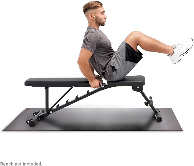 Marcy Fitness Equipment Mat and Floor Protector Compatible for Treadmills, Elliptical, Exercise Bikes, Stationary Cycles and Accessories