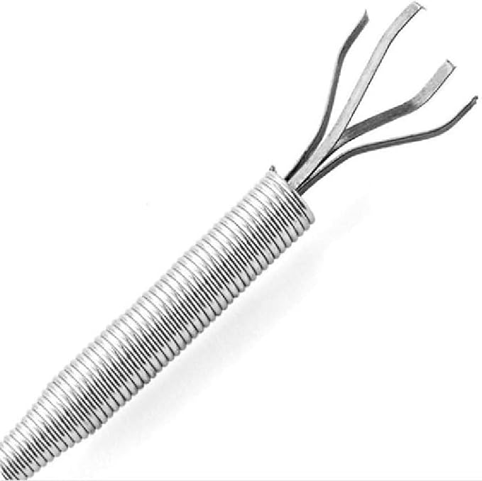 2 Pack of ALINNA Flexible Grabber Claw Pick Up Reacher Tool with 4 Claws Bendable Hose Pickup Reaching Assist Tool for Litter Pick, Home Sink, Drains, Toilet(24 Inches)