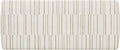 House of Noa Nama Standing Mat – Anti-Fatigue Kitchen Mats for Floor, Cushioned & Non-Slip Comfort Mat for Standing, Thick Foam Anti-Fatigue Mat for Kitchen & Workspaces, Nara Stripe Natural 30" x 72"