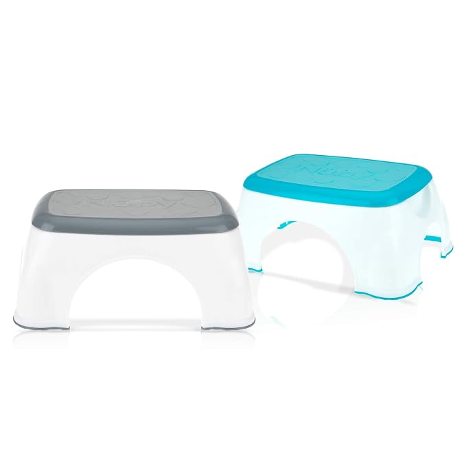 Nuby Step Up Stool, Gray