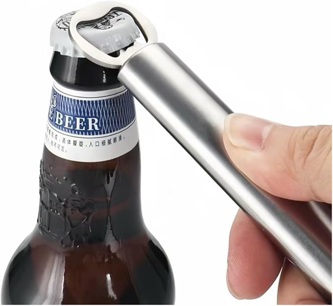 Safe Cut Can Opener, smooth edge can opener stainless steel Multifunction can opener manual and Bottle Opener Easy to Use,Handheld Easy Turn Knob,Works for safety can openers for seniors.
