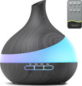 Essential Oil Diffuser for Women, 𝟓𝟎𝟎𝐦𝐥 Aromatherapy Diffuser:𝟏𝟒-𝐂𝐨𝐥𝐨𝐫 LED, Dual Mist 30/60ml/h, Remote Control, Auto Shut-Off, Hotel Spa Bedroom