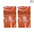 HANNI Extra-Long Shower Scarf, Japanese-Inspired Exfoliating Body Scrubber, Loofah-Like Wash Cloth for Dead Skin Removal (Pack of 2)